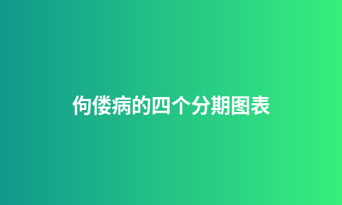 佝偻病的四个分期图表